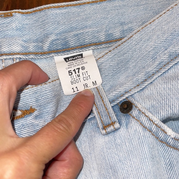 levi’s // vintage 517 slim fit boot cut jeans - Picture 3 of 8